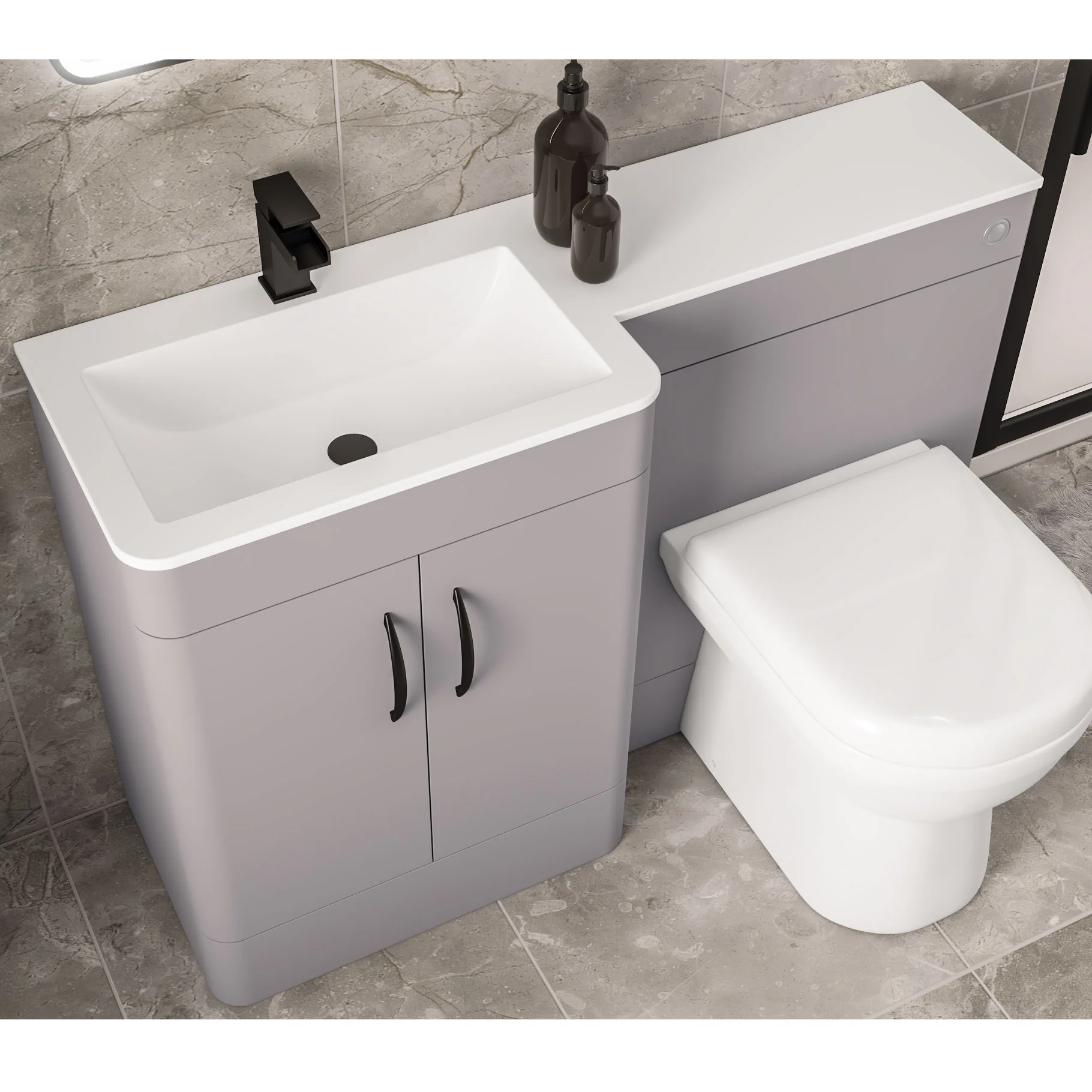 Eastbrook Chaddesley Wastafelblad 120×46 Cm Links Cast Marble Wit Eastbrook Chaddesley Wastafelblad 120×46 Cm Links Cast Marble Wit