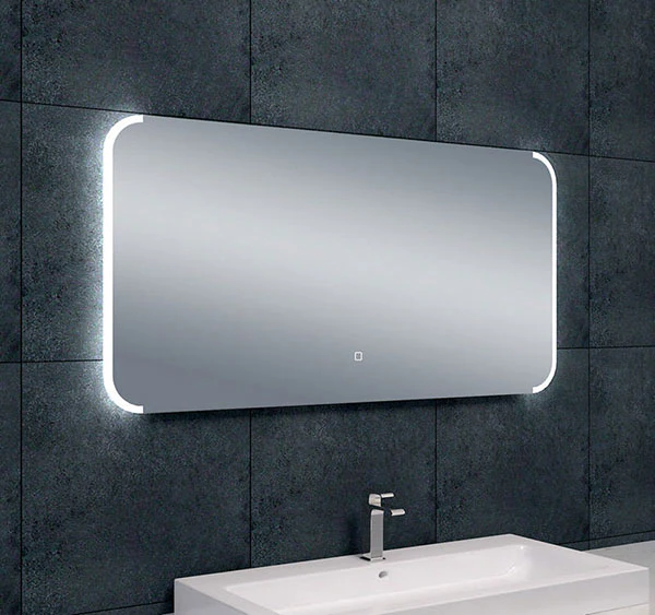 Bracket spiegel rechthoek met LED, dimbaar en spiegelverwarming 120 x 60 cm Bracket spiegel rechthoek met LED, dimbaar en spiegelverwarming 120 x 60 cm