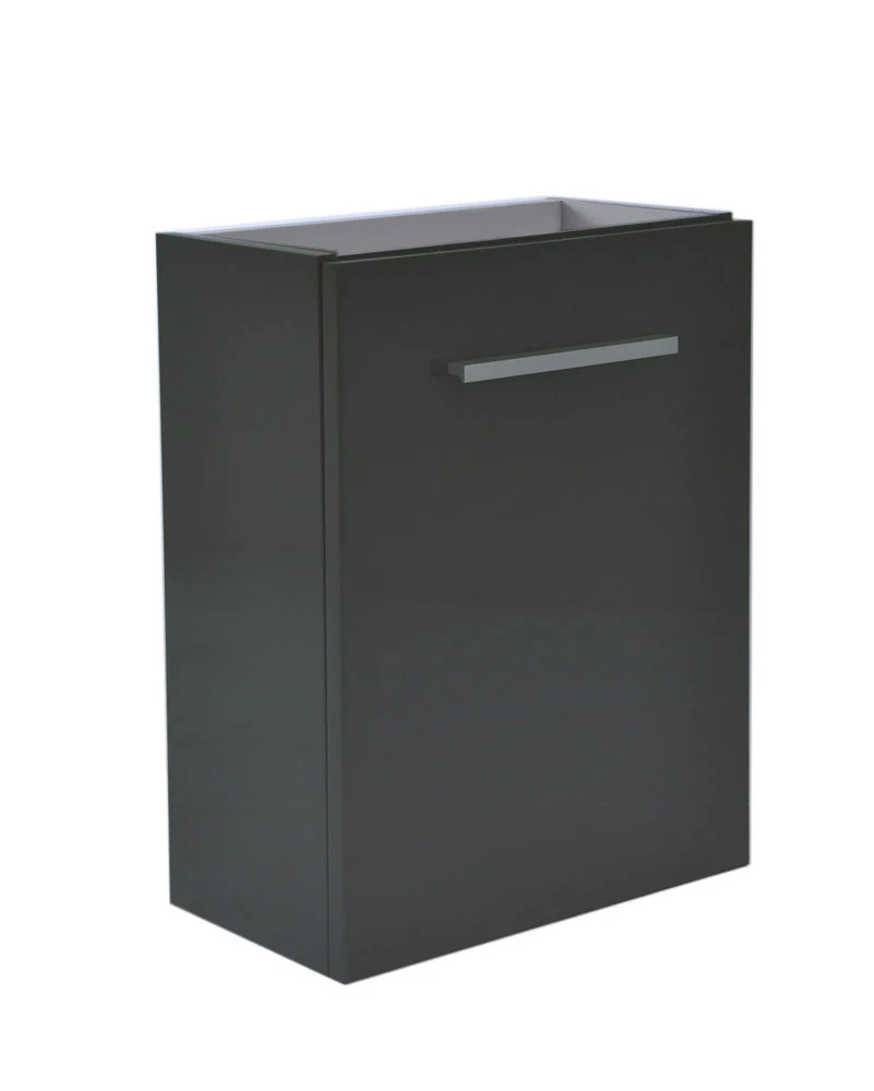 Zenti fonteinkast 40 x 22 cm hoogglans grijs Zenti fonteinkast 40 x 22 cm hoogglans grijs