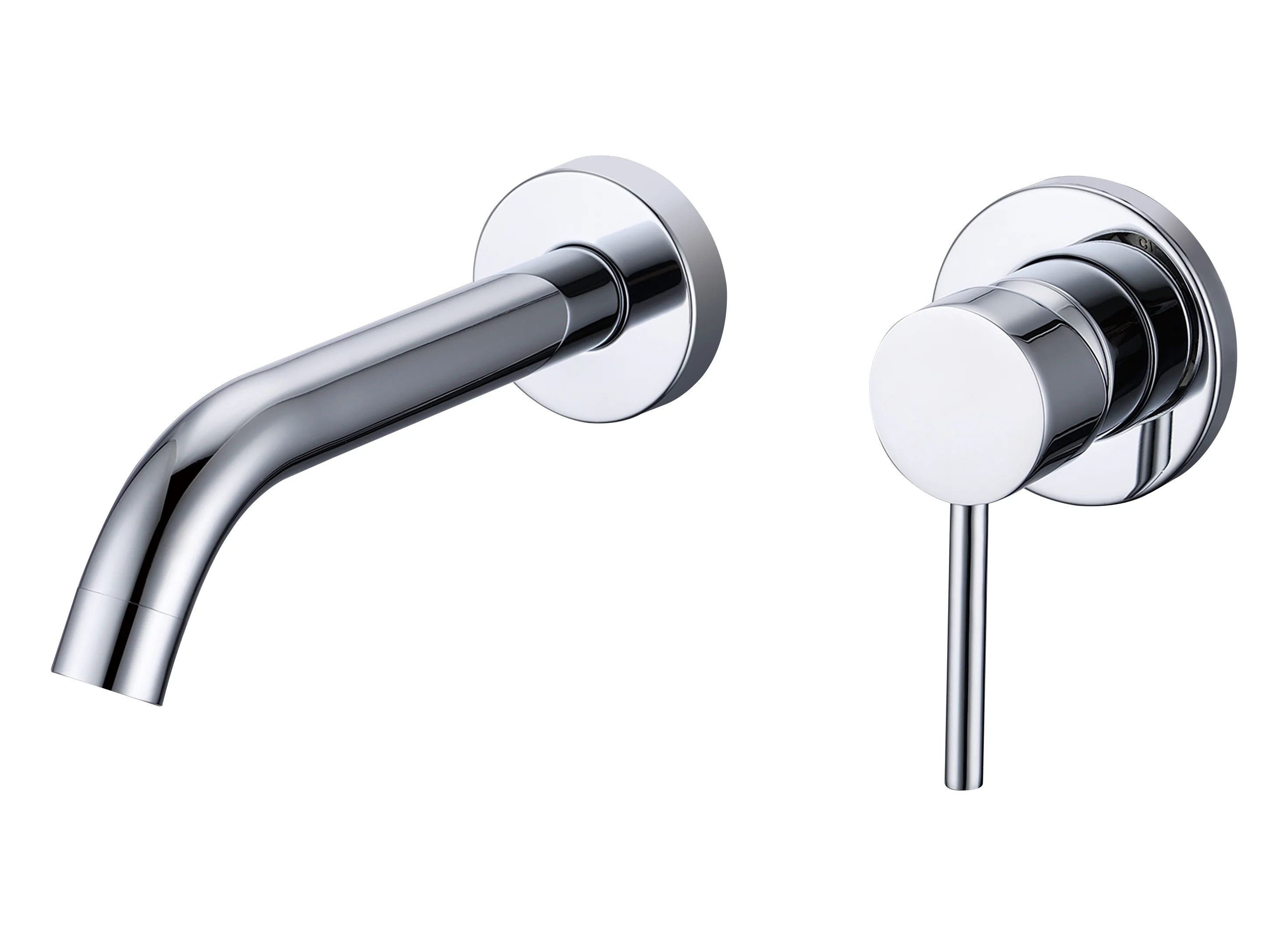 Chrome Otto Inbouw Wandmengkraan