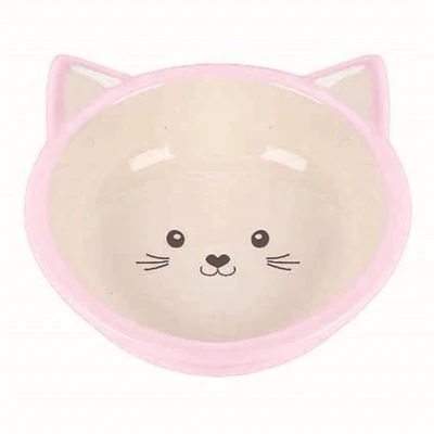 Happy Pet Voerbak Kitten Roze / Creme 200 ML Happy Pet Voerbak Kitten Roze / Creme 200 ML