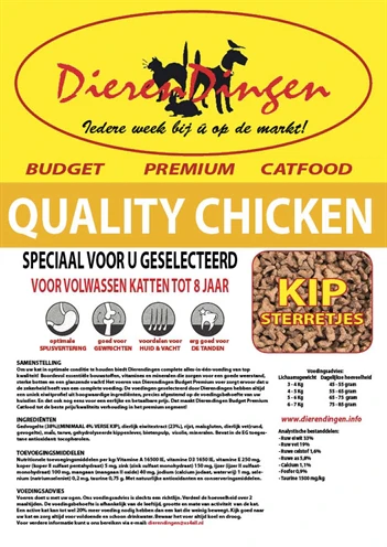 Budget Premium Catfood Quality Chicken 15 KG Budget Premium Catfood Quality Chicken 15 KG