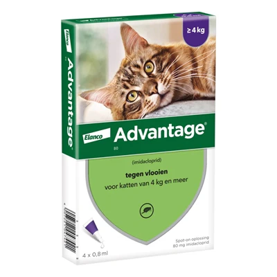 Bayer Advantage Kat 80 VANAF 4 KG 4 PIP