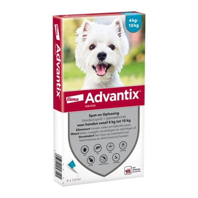 Bayer Advantix Spot On 100/500 4-10 KG – 4 PIP