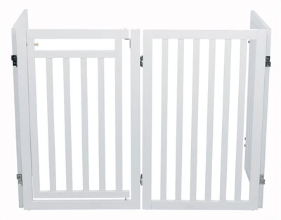 Trixie Hondenhek Met Deur Wit 60-160 X 81 CM Trixie Hondenhek Met Deur Wit 60-160 X 81 CM
