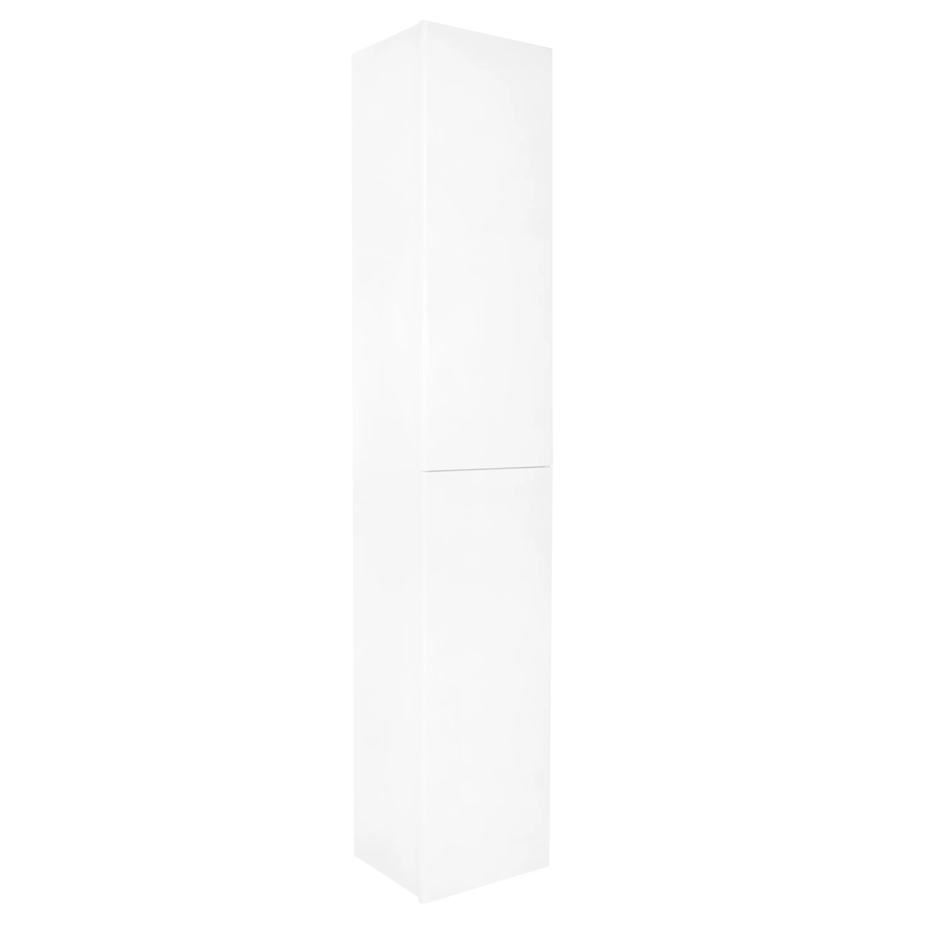 Blanco-Wit hoge kolomkast L&R 35×180 cm Glans-Wit
