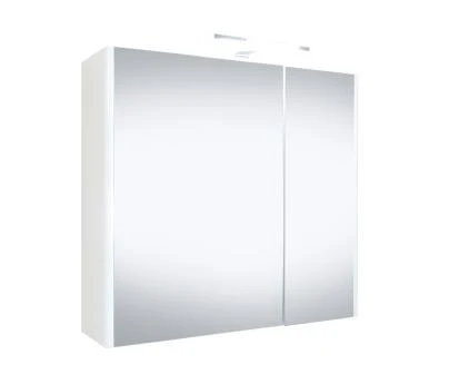 Happy MDF Spiegelkast + Verlichting 60x60cm Happy MDF Spiegelkast + Verlichting 60x60cm
