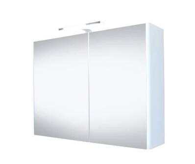Happy MDF Spiegelkast + Verlichting 80x60cm Happy MDF Spiegelkast + Verlichting 80x60cm