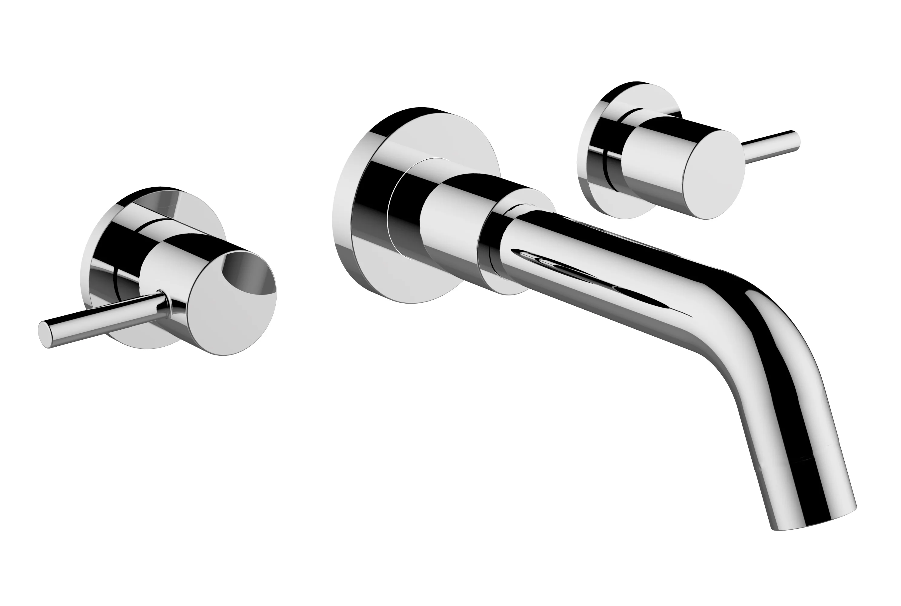 Chrome Schmidt Inbouw Wandmengkraan