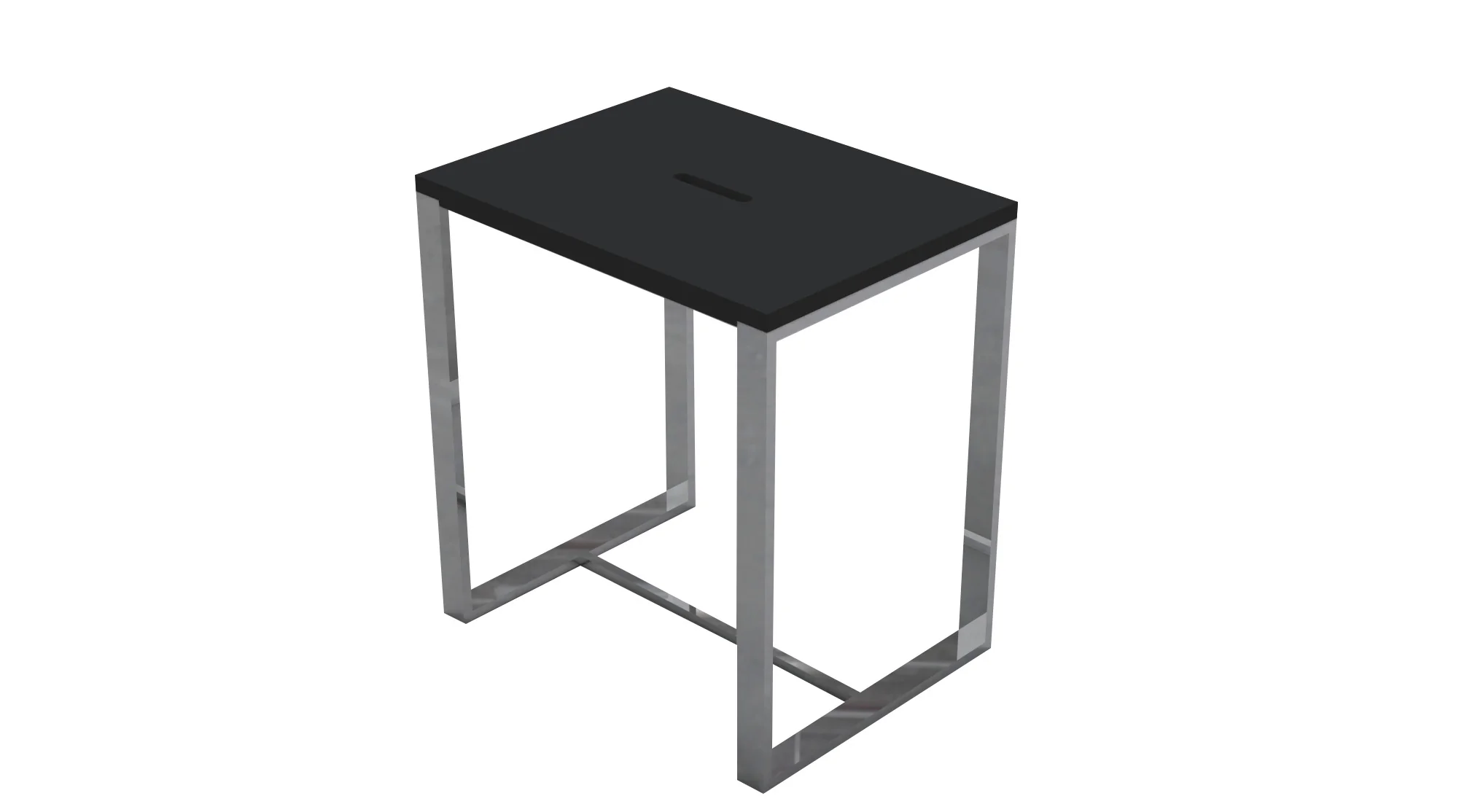 Faece-Black Stoel Just-Solid-Steel Zwart