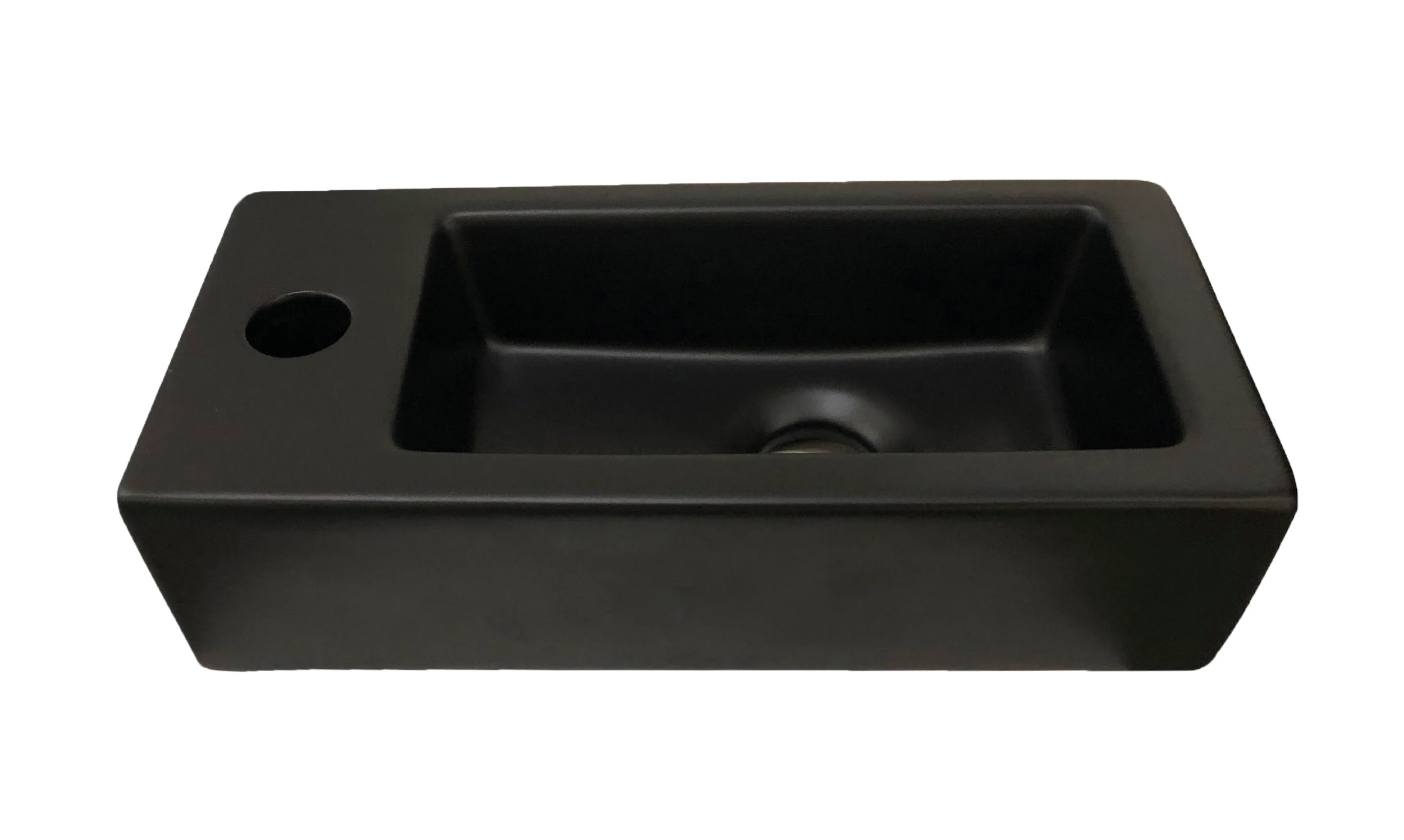 Farnetta Fontein Links 37x18x9cm Mat Zwart