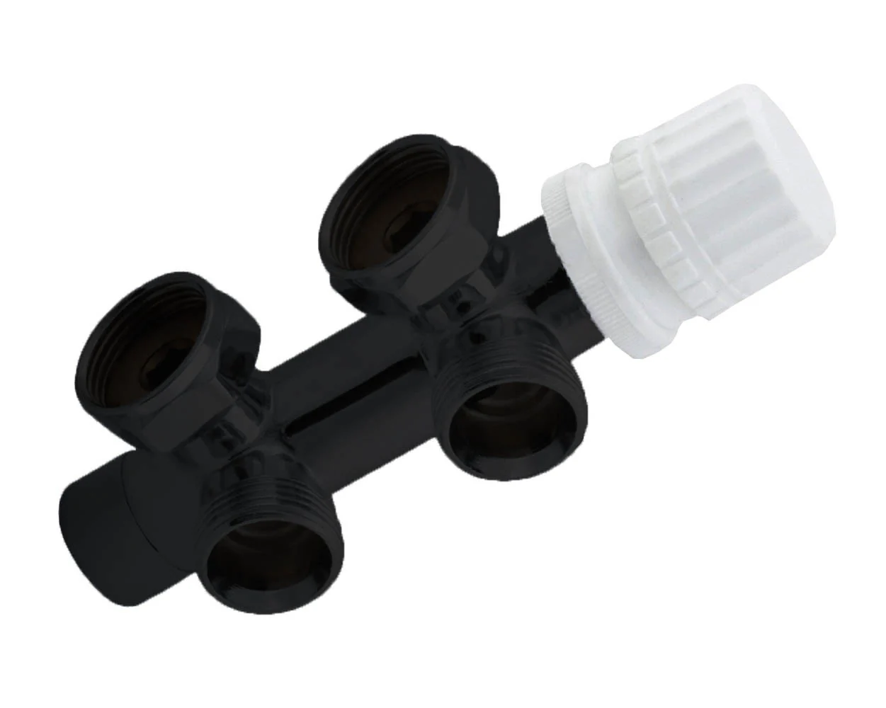 Nero-Onderblok Haaks 3/4×3/4 Mat Zwart