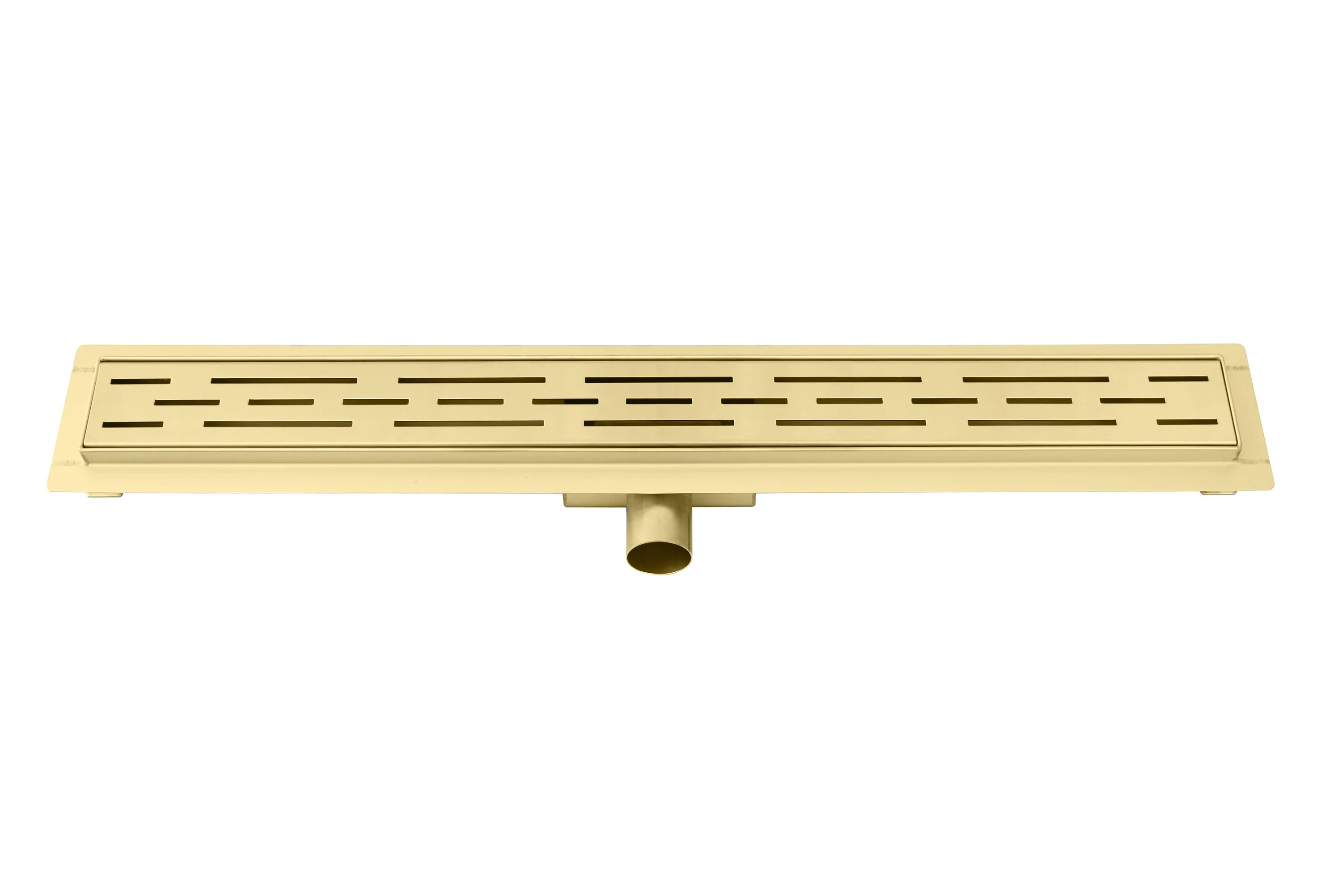Nancy Douchegoot met Flens 100 cm Mat Goud Nancy Douchegoot met Flens 100 cm Mat Goud