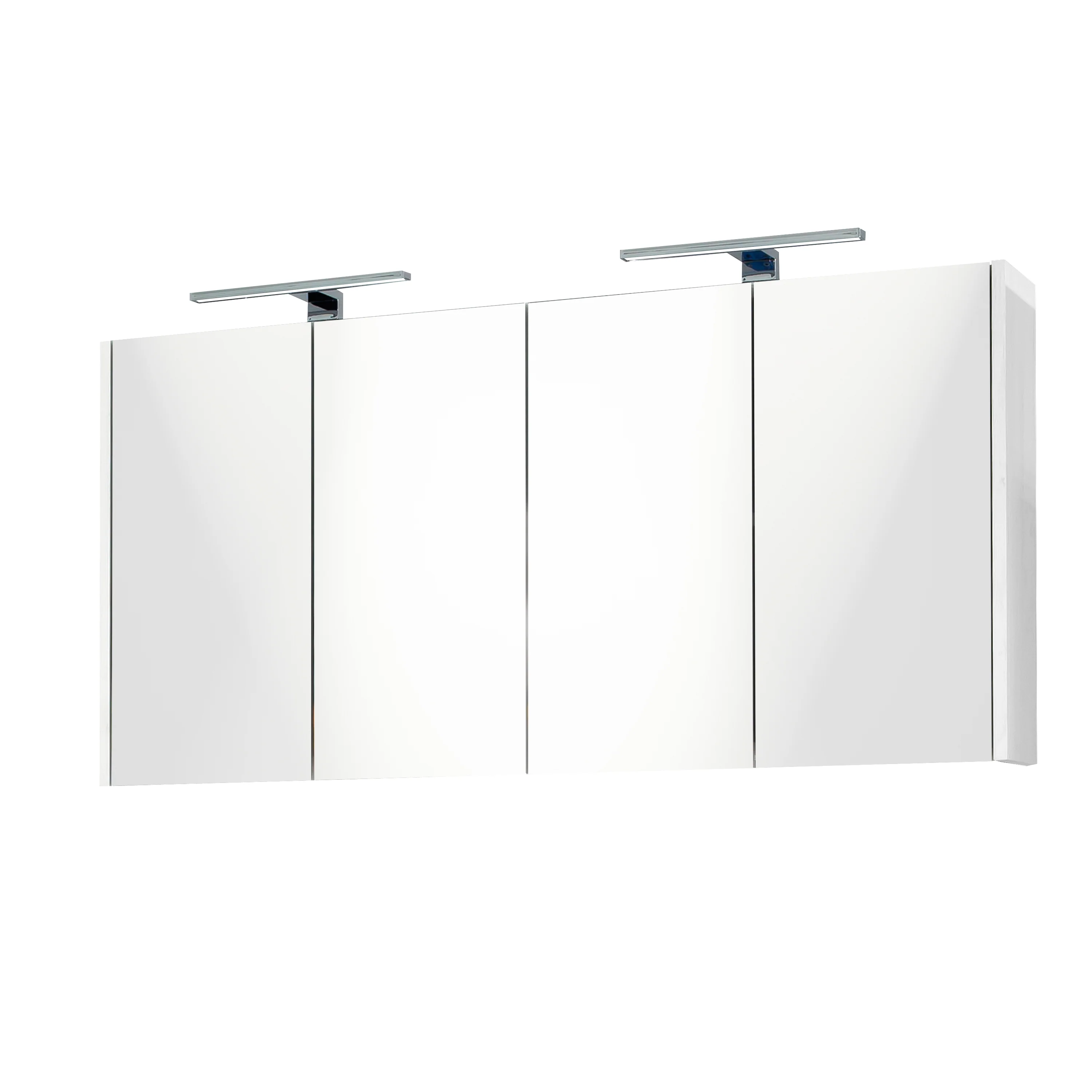 Happy MDF Spiegelkast + 2 x Verlichting 120x60cm Happy MDF Spiegelkast + 2 x Verlichting 120x60cm