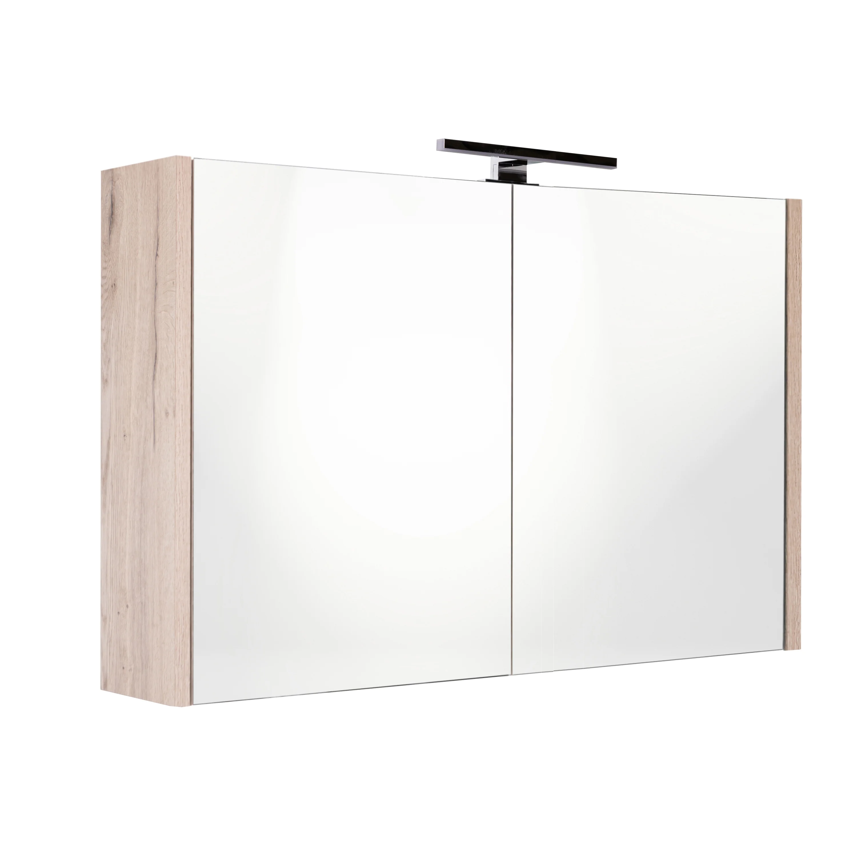 Happy-Halifax MDF Spiegelkast + Verlichting 100x60cm Happy-Halifax MDF Spiegelkast + Verlichting 100x60cm