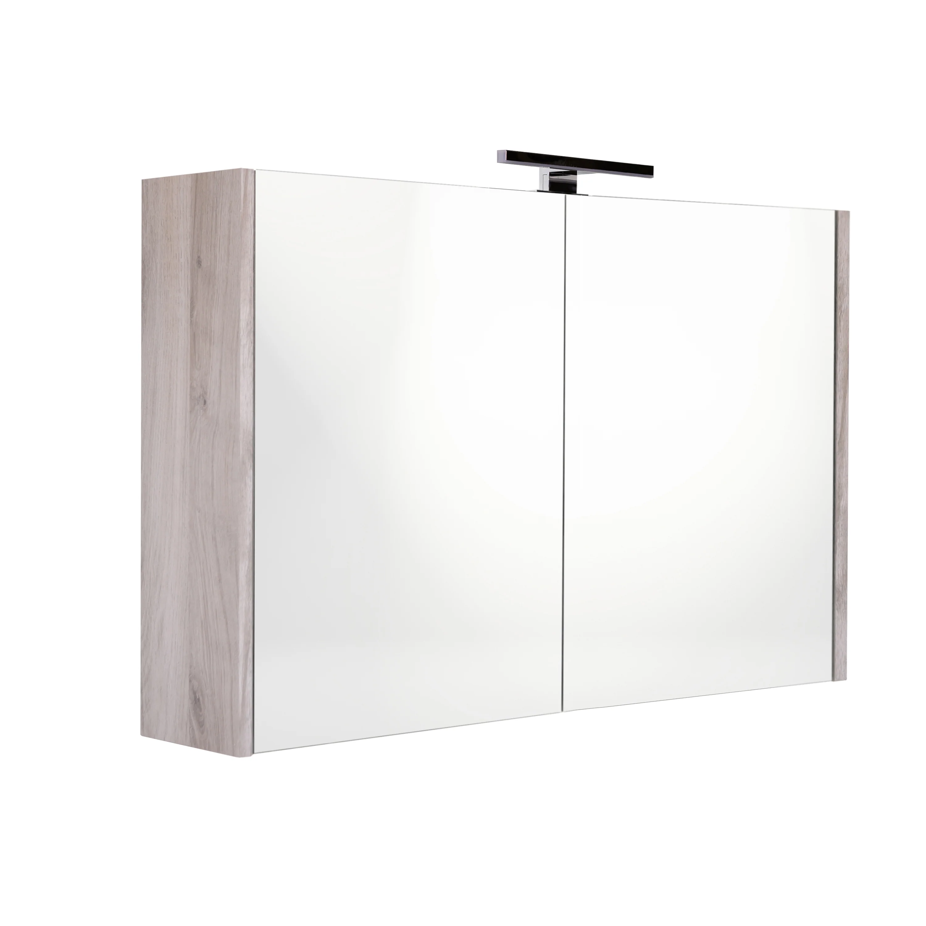Happy-Grey MDF Spiegelkast + Verlichting 100x60cm Happy-Grey MDF Spiegelkast + Verlichting 100x60cm