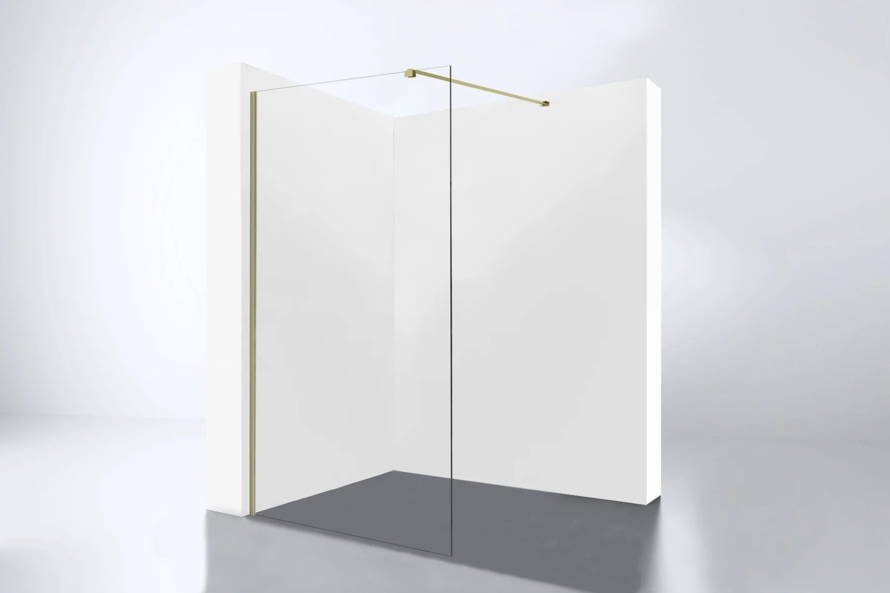 Dalis-1000-Nancy inloopdouche NANO 8mm glas mat-goud