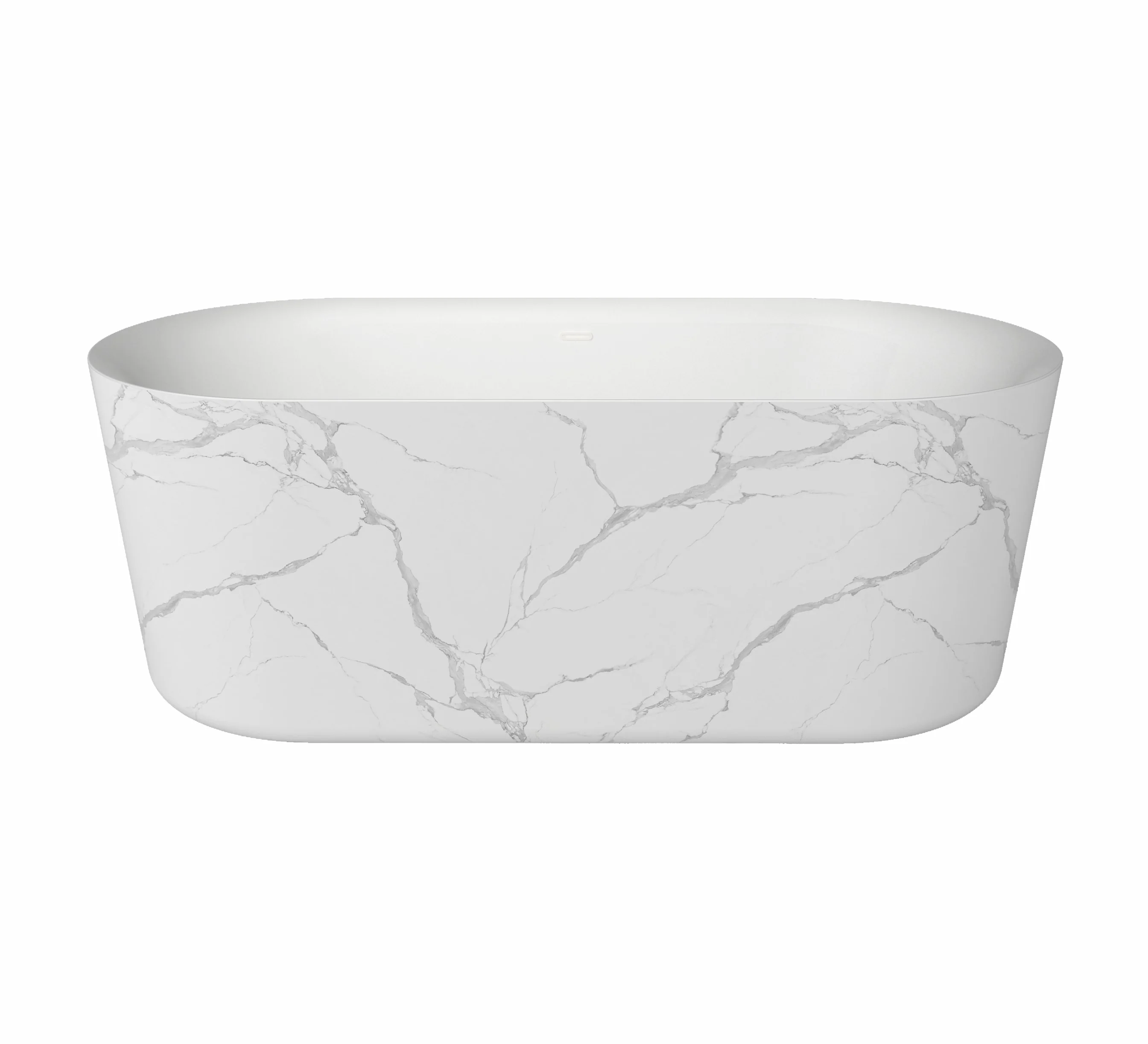 Bianco-Marble vrijstaand bad 179x85x60cm