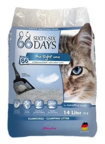 66 Days Cotton Light Kattenbakvulling 14 LTR