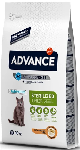 Advance Cat Junior Sterilized Chicken 10 KG Advance Cat Junior Sterilized Chicken 10 KG