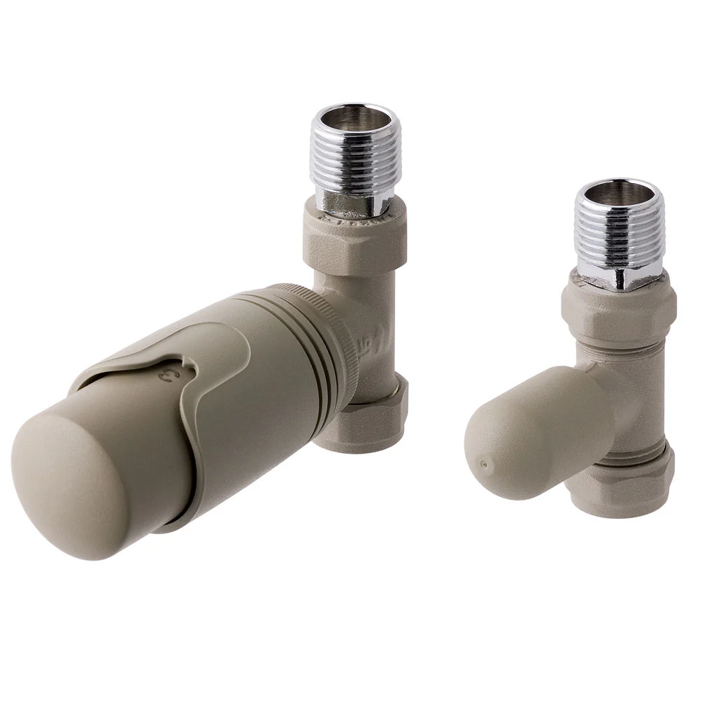Eastbrook Valve Radiator Aansluitset Recht Met Thermostaat 15mm Mat Cappuccino Eastbrook Valve Radiator Aansluitset Recht Met Thermostaat 15mm Mat Cappuccino