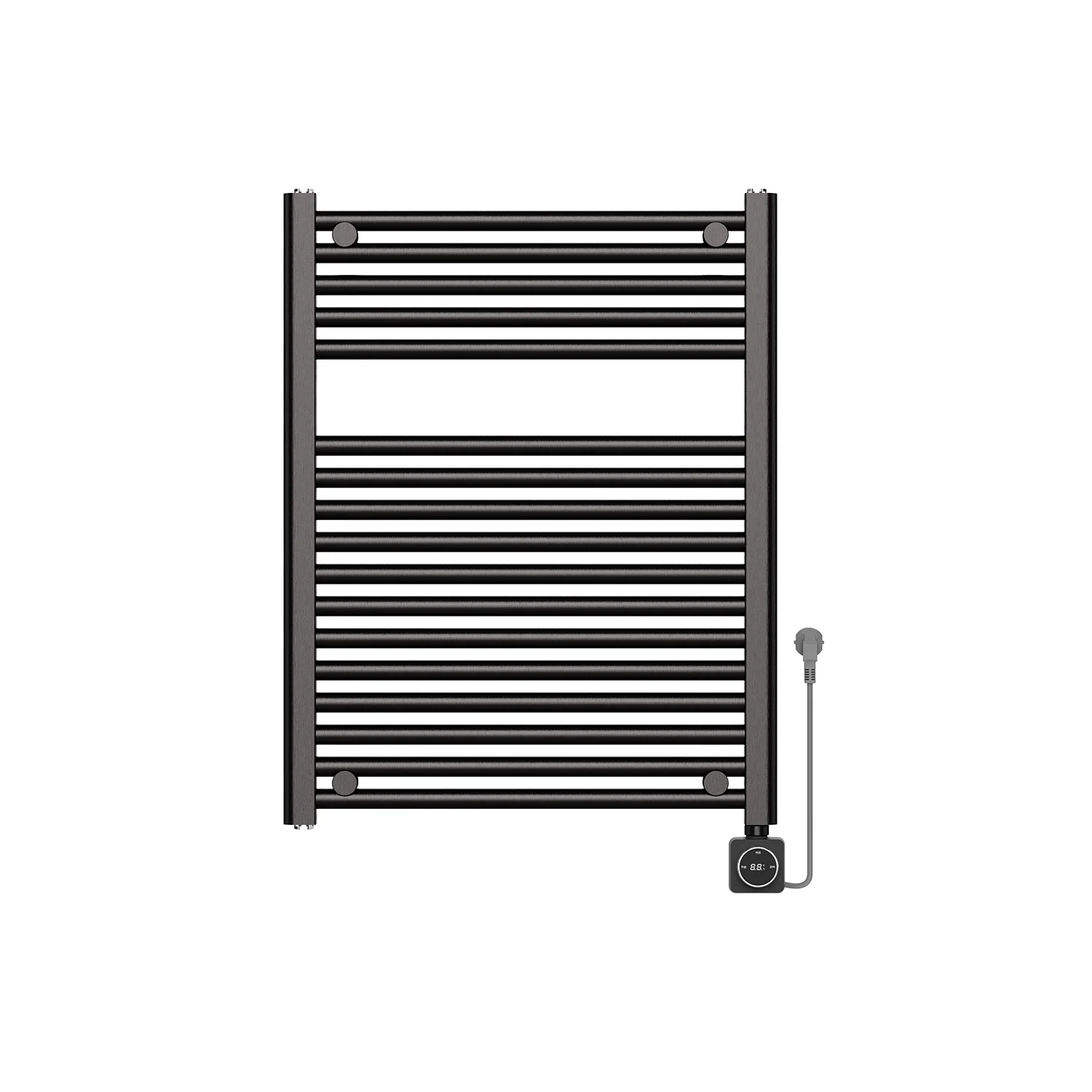 Elara elektrische radiator Smart WiFi 76,6 x 60 cm gunmetal PVD Elara elektrische radiator Smart WiFi 76,6 x 60 cm gunmetal PVD