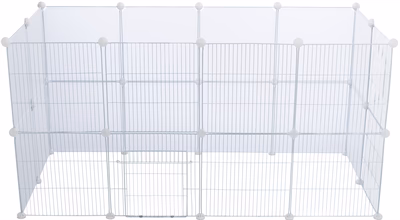 Trixie 4 Uitbreidingspanelen Voor 62460 Metaal Wit 35X35 CM