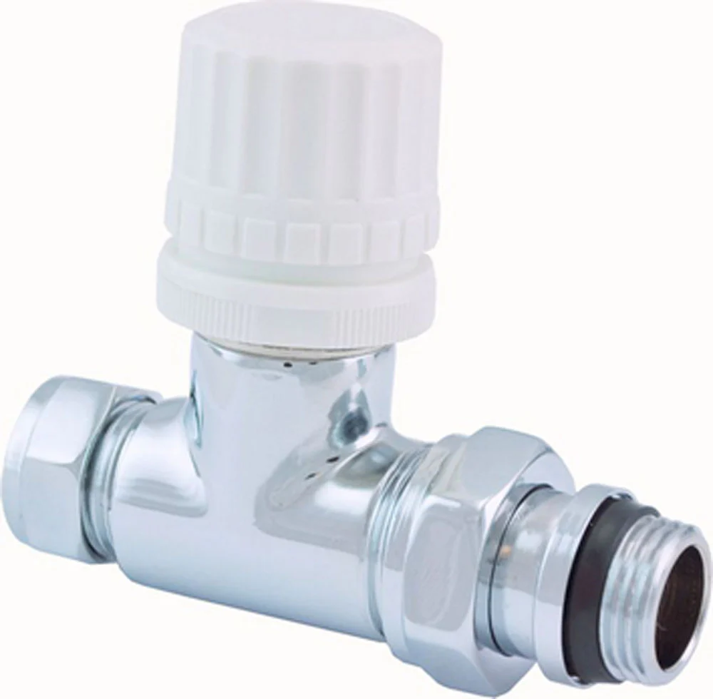 luxe therm.voorber.vent.1/2”x15 (M22) knel recht chroom