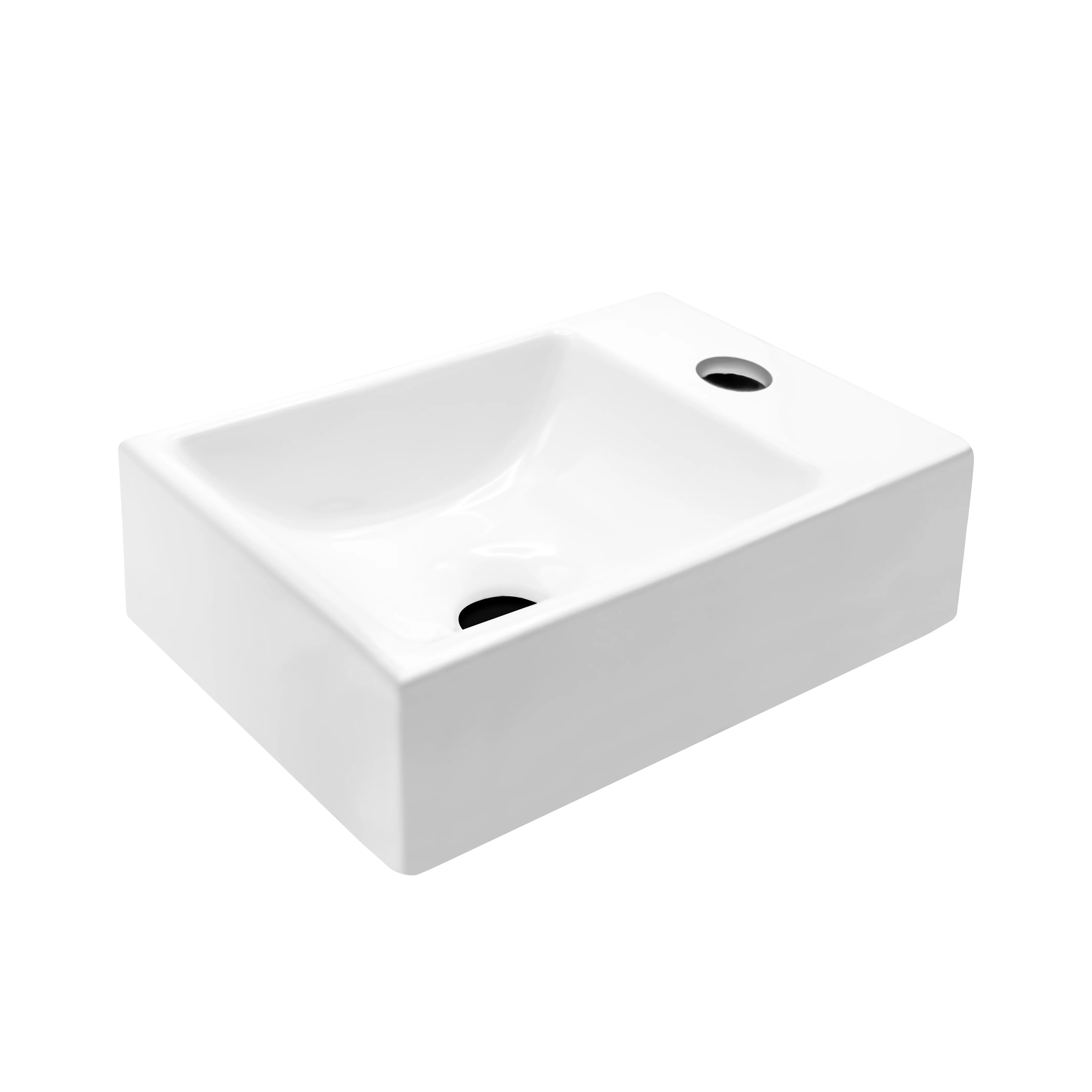 Mini toiletfontein Aloni kraangat rechts 30×18,5×9,5cm keramisch wit Mini toiletfontein Aloni kraangat rechts 30×18,5×9,5cm keramisch wit