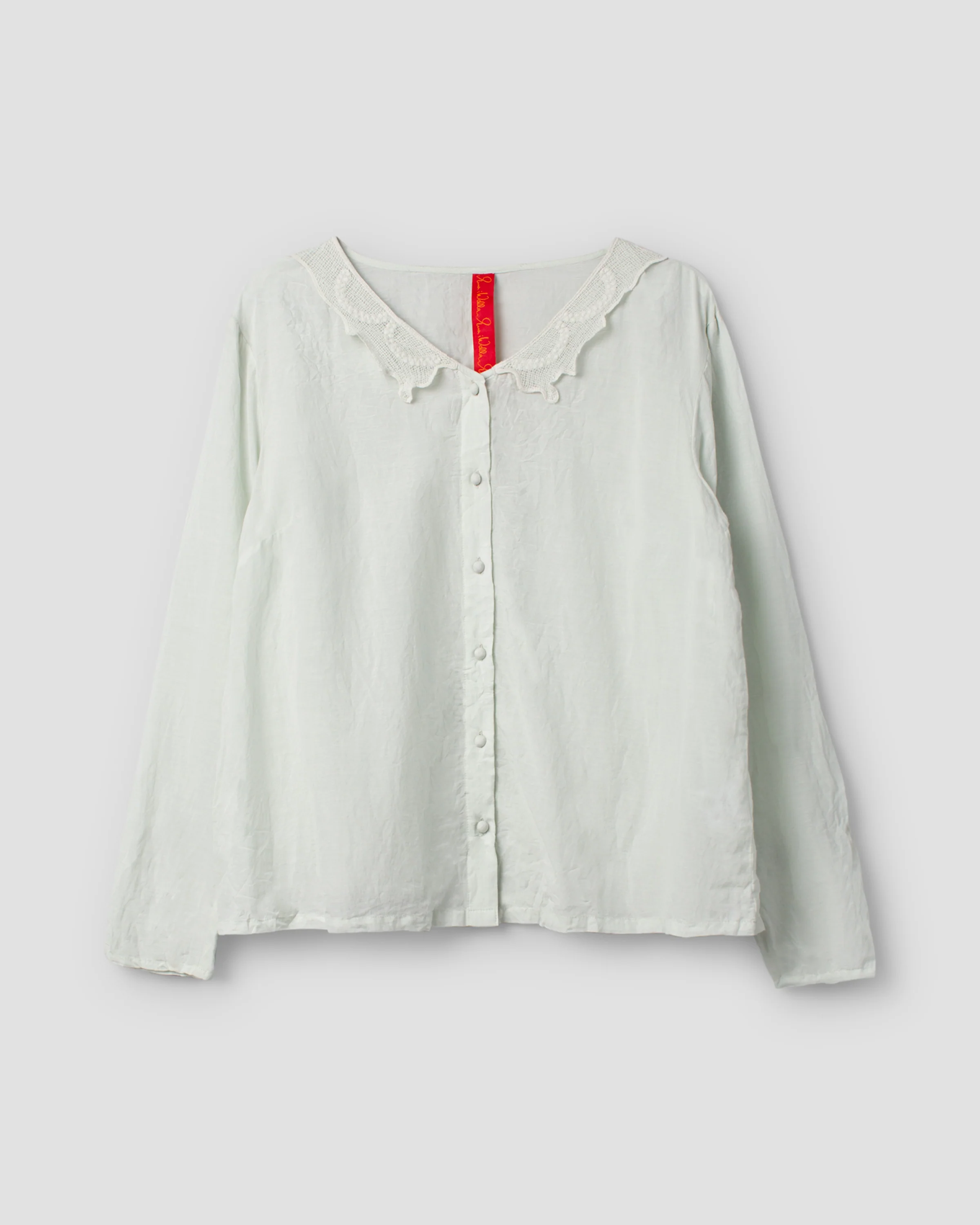 Ewa i Walla Blouse Agna sushi voile 44123 SS25 soft jade