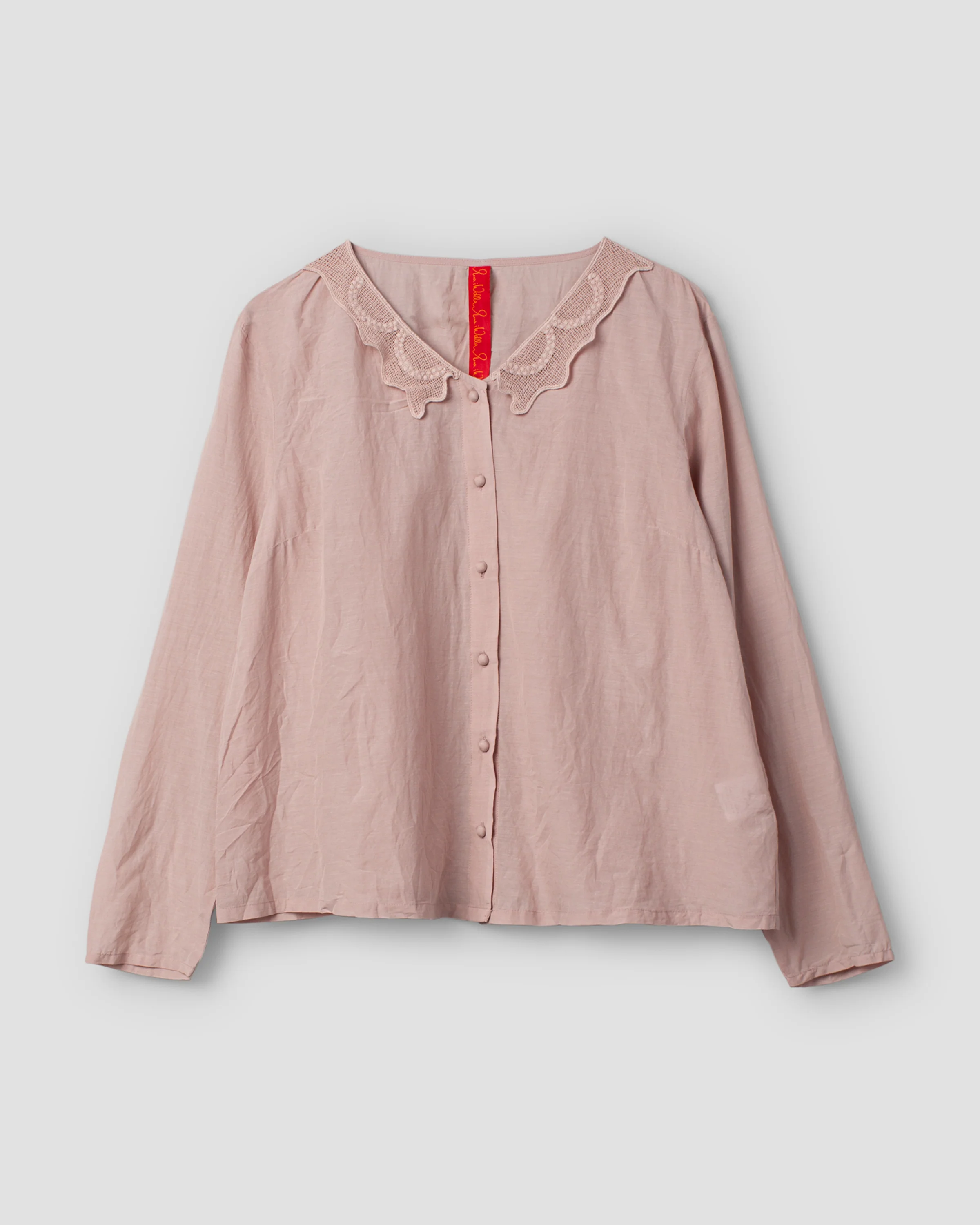 Ewa i Walla Blouse Agna sushi voile 44123 SS25 pale mauve