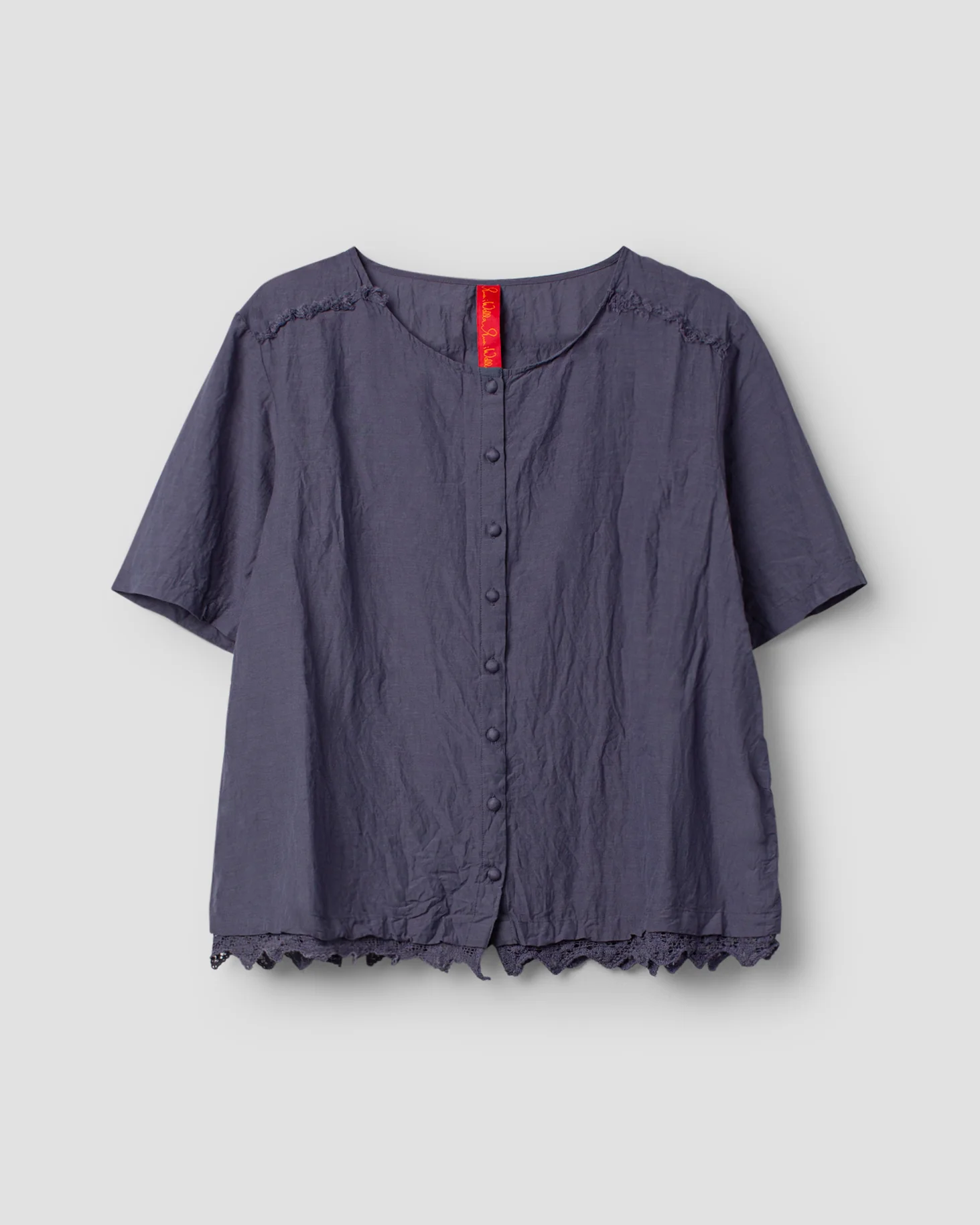 Ewa i Walla Blouse  sushi voile Gun 44124 SS25 blue