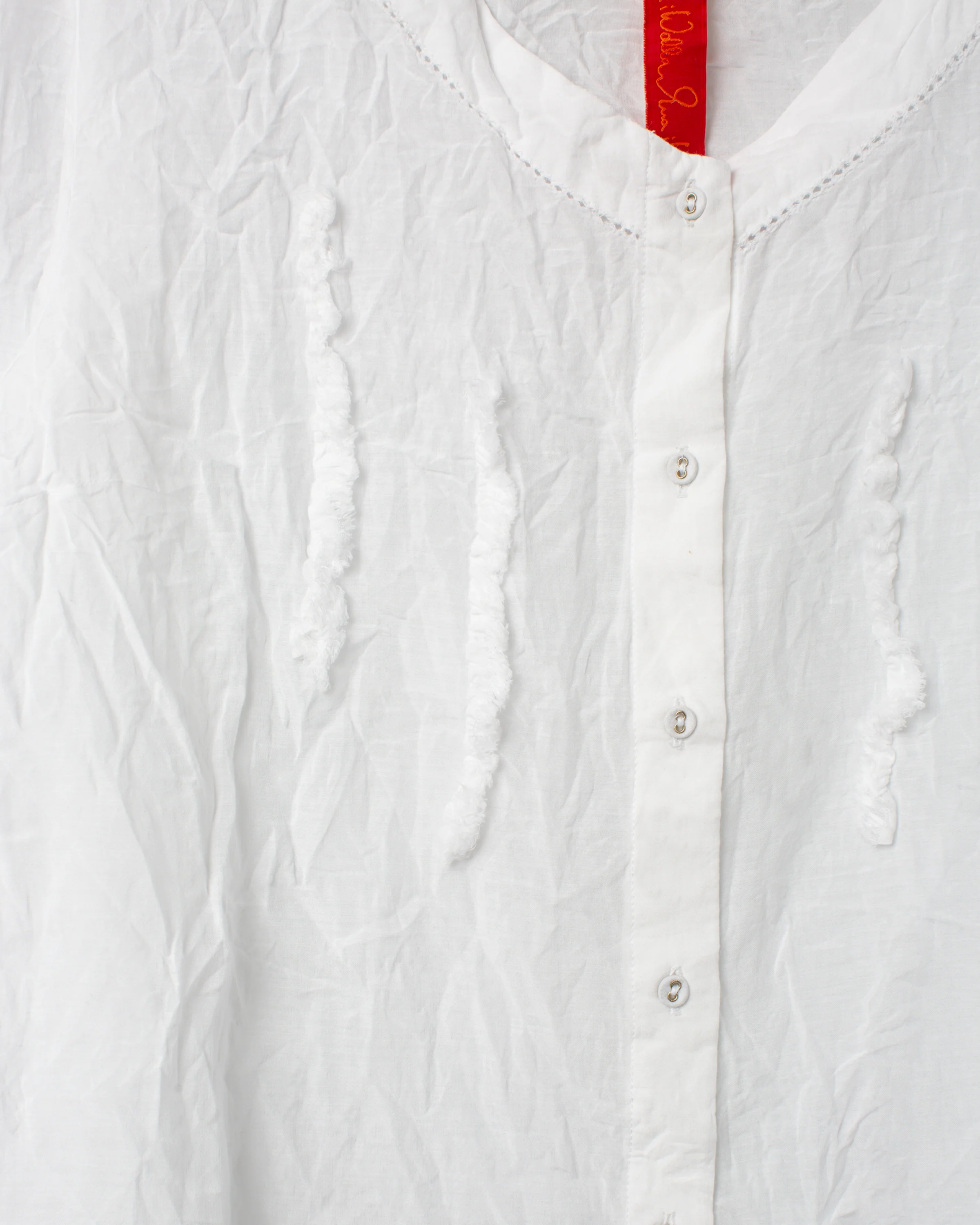 Ewa i Walla blouse cotton Agna 44189 SS26 white