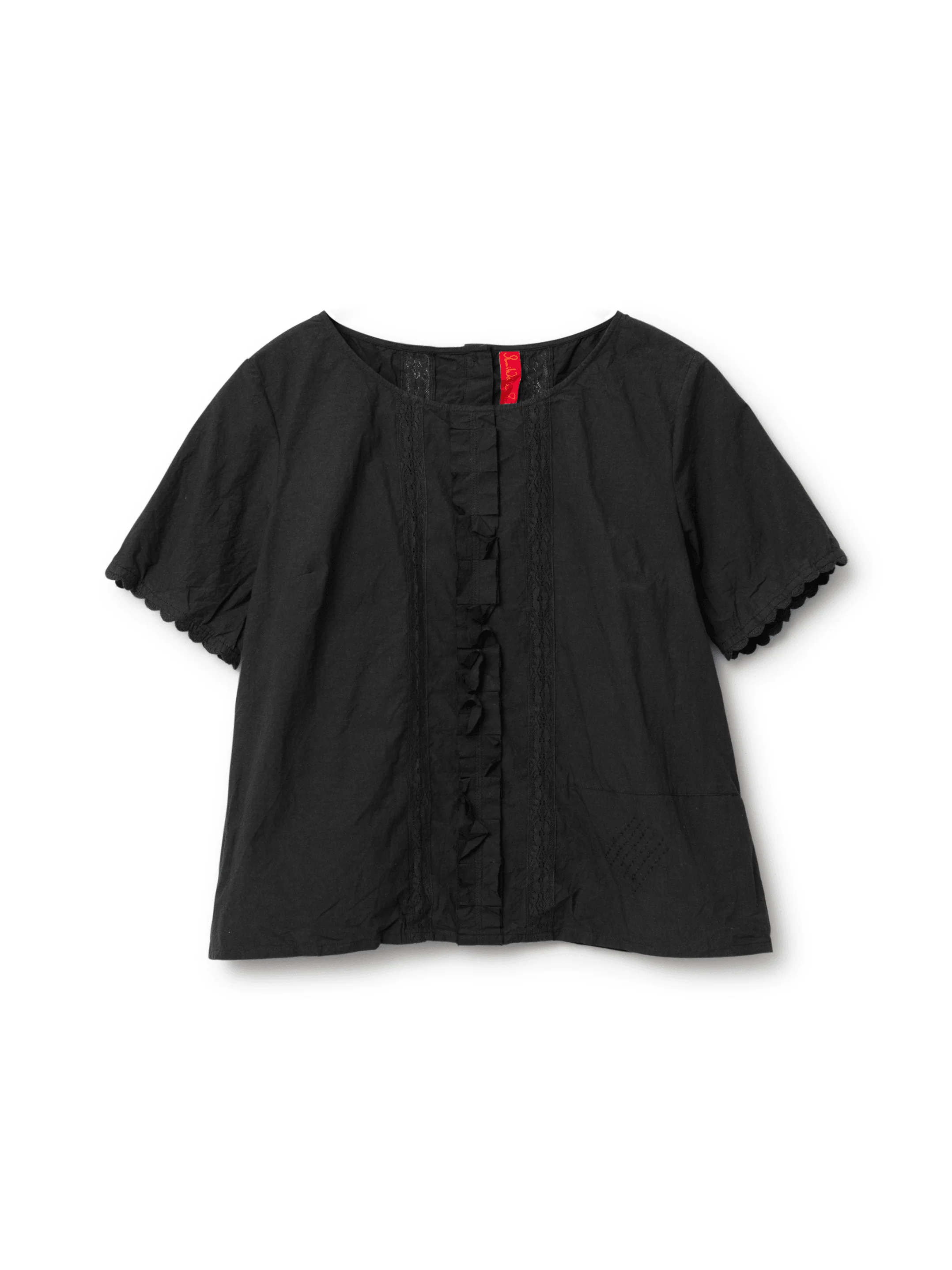 Ewa i Walla Blouse Cotton 44824 SS22 Black