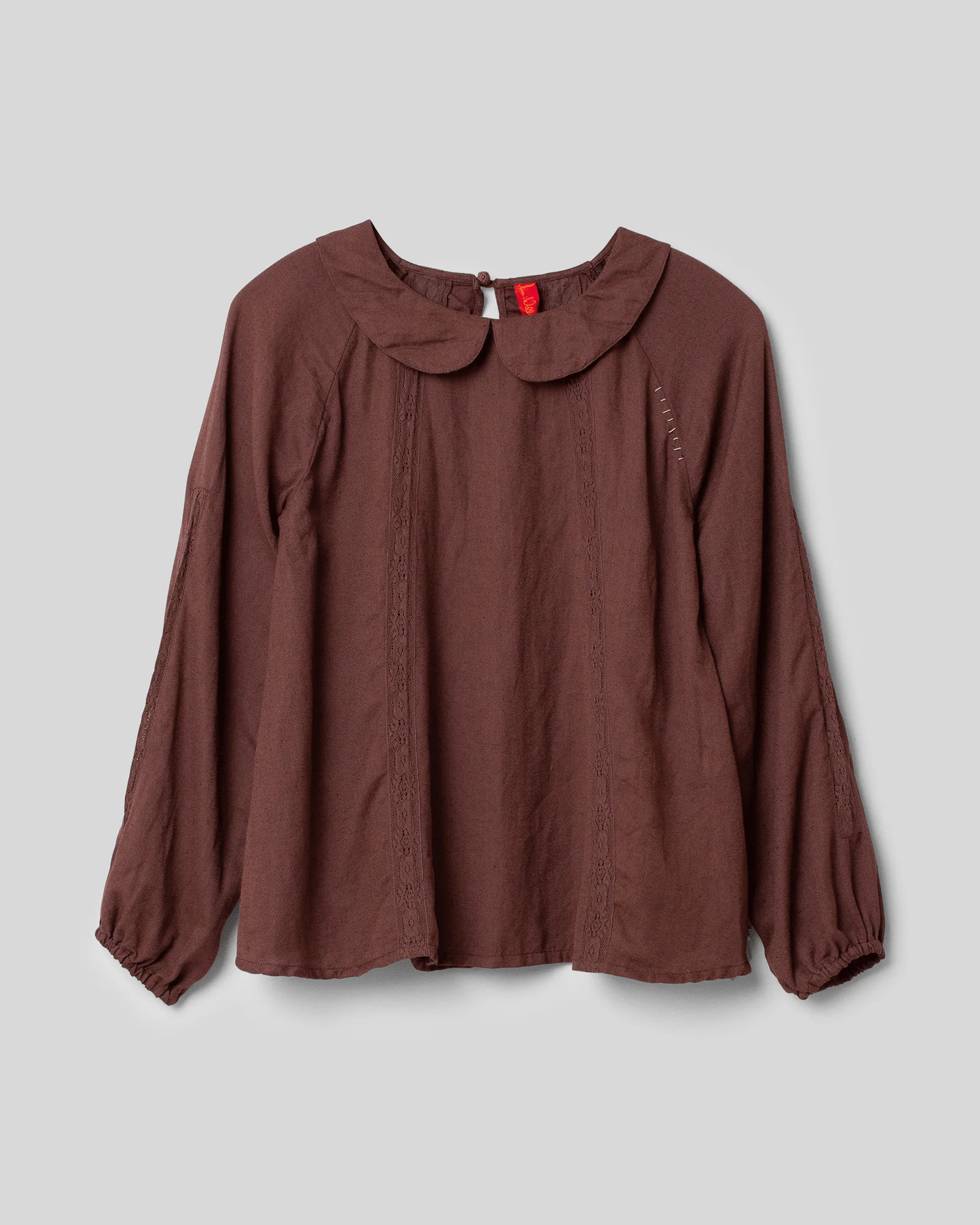 Ewa i Walla Blouse Agnes Crepe 44878 AW22 Burgundy
