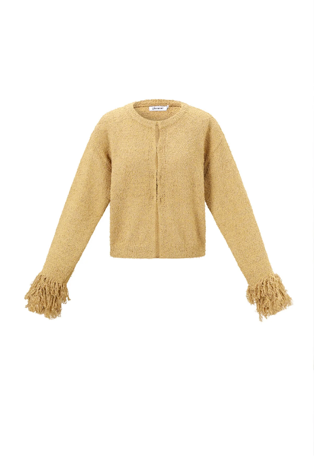 Gebreide Polyestervezel Vrouwen Cardigan Casual Solide Kleur Herfst/Winter