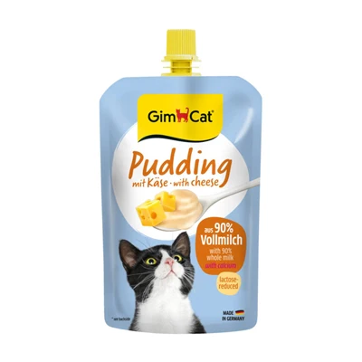 GIMCAT PUDDING POUCH VOOR KATTEN MET KAAS GIMCAT PUDDING POUCH VOOR KATTEN MET KAAS