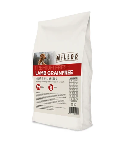 MILLOR PREMIUM FRESH ADULT LAMB GRAANVRIJ MILLOR PREMIUM FRESH ADULT LAMB GRAANVRIJ