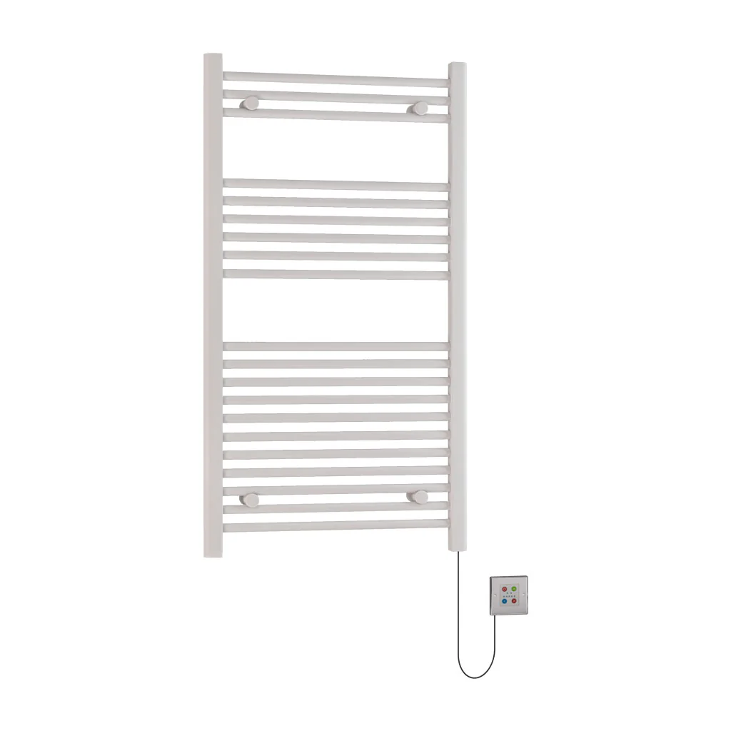 Eastbrook Biava Elektrische Handdoekradiator 1100x600mm 500W Glans Wit