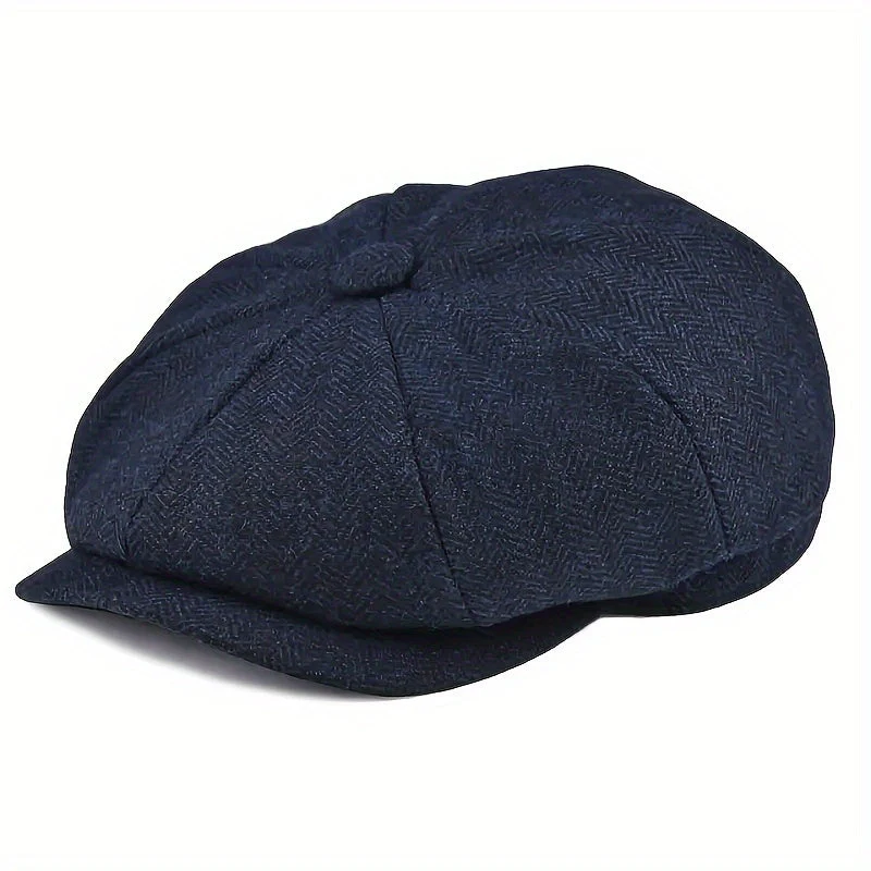 Baret Zwart – Een Lichte Uniseks Schildershoed, Vintage Britse Stijl