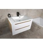 Sapho Wave Badmeubel 80x50x45 Cm Alabama Eiken - Afbeelding 2