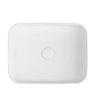 Isvea Infinity Rechthoekig Waskom 50x36 Cm Mat Wit Keramiek - Afbeelding 2