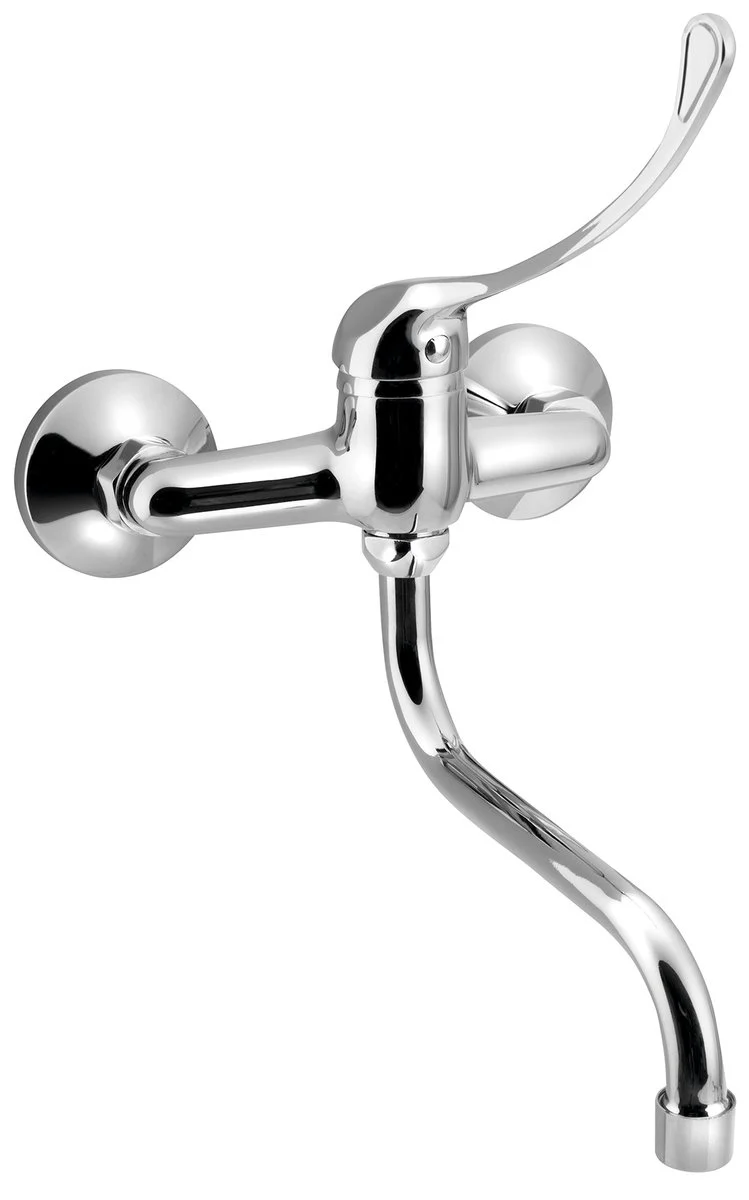 Aqualine 35 Medicinale Wand Wastafelkraan S Uitloop 17,7 Cm Chroom