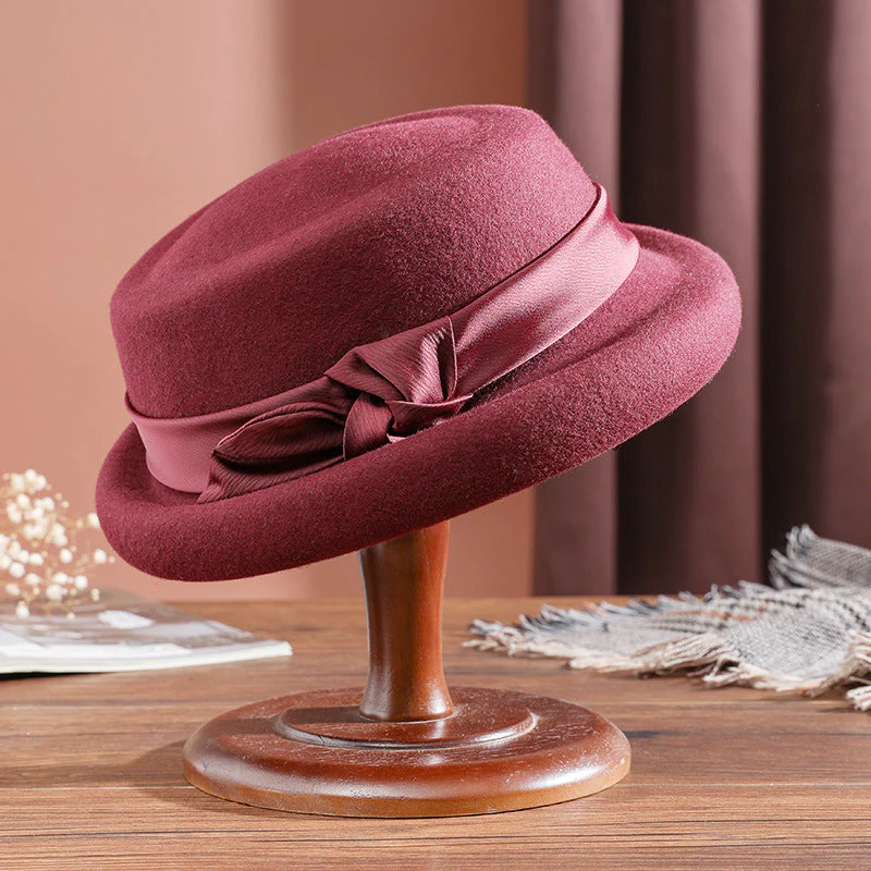 Hoed Paars – Franse Stijl Retro Emmer