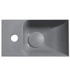 Piccolino Betonnen Toiletfontein 30,8 x 17 cm Kraan Links Grijs Mat - Afbeelding 2