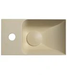 Piccolino Betonnen Toiletfontein 30,8 x 17 cm Kraan Links Beige Mat - Afbeelding 2