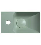 Piccolino Betonnen Toiletfontein 30,8 x 17 cm Kraan Links Groen Mat - Afbeelding 2