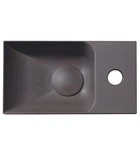 Piccolino Betonnen Toiletfontein 30,8 x 17 cm Kraan Rechts Donkerbruin Mat - Afbeelding 2