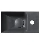 Piccolino Betonnen Toiletfontein 30,8 x 17 cm Kraan Rechts Antraciet Mat - Afbeelding 2