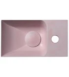 Piccolino Betonnen Toiletfontein 30,8 x 17 cm Kraan Rechts Roze Mat - Afbeelding 2